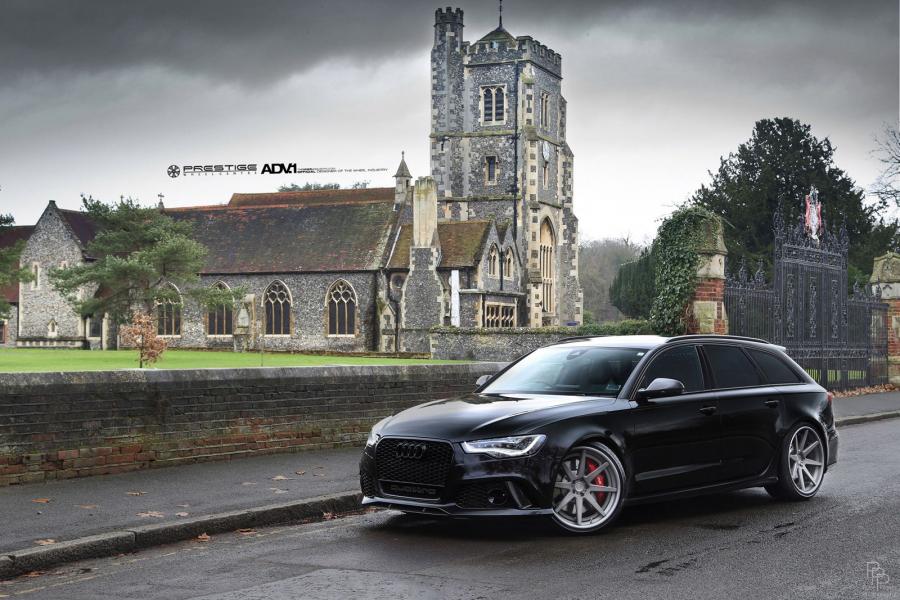  Audi RS6 Avant on ADV.1 Wheels (ADV08TRACK) 2015 года  (фото 2 из 19)